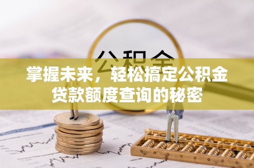 温岭掌握未来，轻松搞定公积金贷款额度查询的秘密