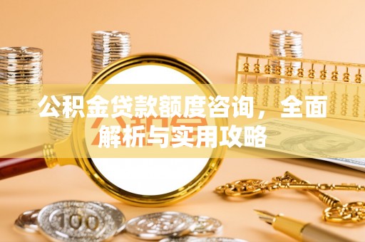 温岭公积金贷款额度咨询，全面解析与实用攻略
