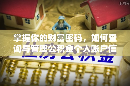 温岭掌握你的财富密码，如何查询与管理公积金个人账户信息